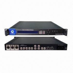 Best 4-channel MPEG2 CATV IPTV Encoder, Supports PAL/NTSC/SD Video Formats wholesale