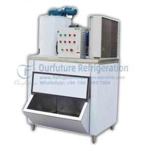 China 350 Kgs Commercial Fresh Water Flake Ice Machine With Germany Compressor on sale