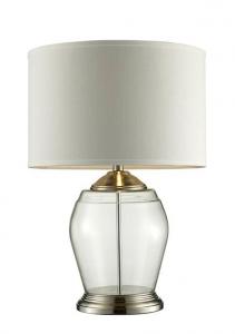 China ROHS Glass Round 120V Contemporary Glass Table Lamps on sale