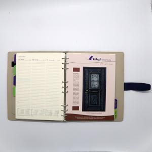 Best B5 Two Color Loose Leaf Notebook Binder 80 Sheets With Dripping Logo Separate Page wholesale