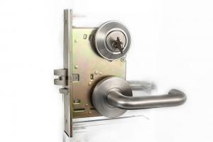 China Stainless Steel Lever Handle On Rose High Security Door Locks For Classroom on sale
