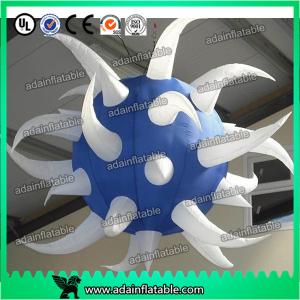 Best White And Blue Club Hanging Decoration Inflatable Star Customized wholesale