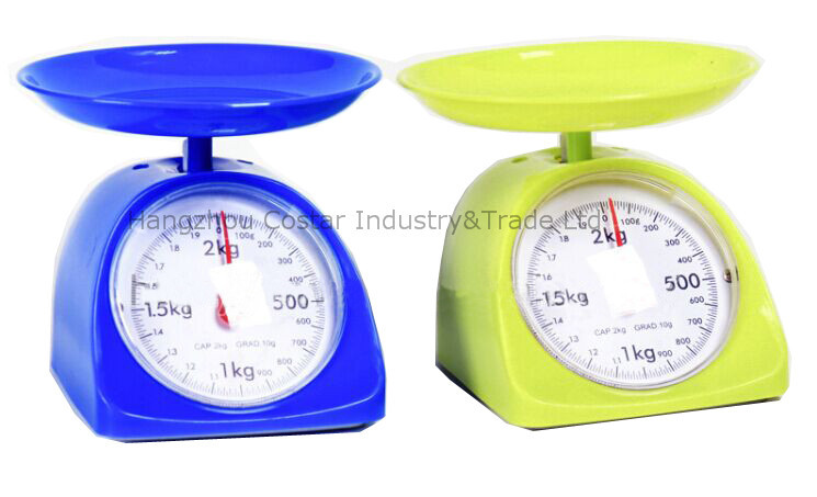 China 1KG/2kg Dial spring kitchen scale on sale