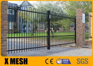 China W 2400mm Security Metal Fencing Gate Powder Coated For School on sale