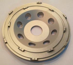 China PCD Segment 115MM 125MM Diamond Cup Wheel Concrete Surface Grinding Wheel on sale