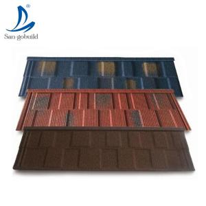 China Solar Shingle/Roofing sheets price in Kerala photo/stone coated steel roofing tiles in Qatar on sale