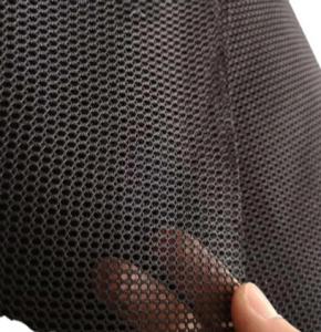 China Single Layer Polyester Mesh Fabric , Black Stretch Poly Mesh Netting Cloth on sale