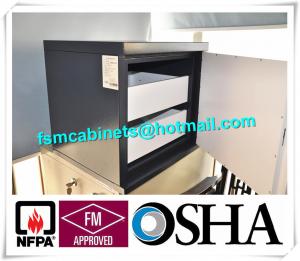 China Metal Fire Resistant File Cabinet For Anti Magnetic , Magnetic Proof Safety Cabinets on sale