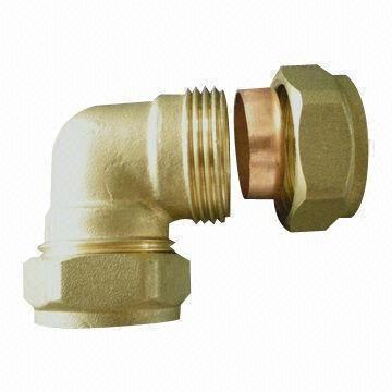 Cheap Brass Compression Fitting for Copper Pipes, OEM Services are Provided, with CE Mark for sale