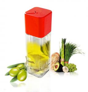 China Olive Oil Dispenser Glass Seasoning Bottles Glass Body And ABS Lid Materials on sale