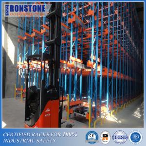 China Ironstone Radio Shuttle Racking System 2000kgs Of Compact Storage Solution on sale