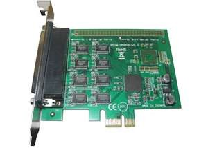 China 8 Port PCI Express x1 rs232 serial adapter card, pci express serial port card with RTS / CTS Flow control on sale
