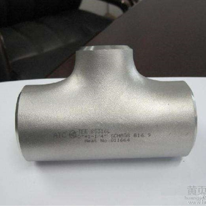China Sch20 Sch80 Stainless Steel Pipe Fittings / ASTM Seamless Stainless Steel Tee on sale
