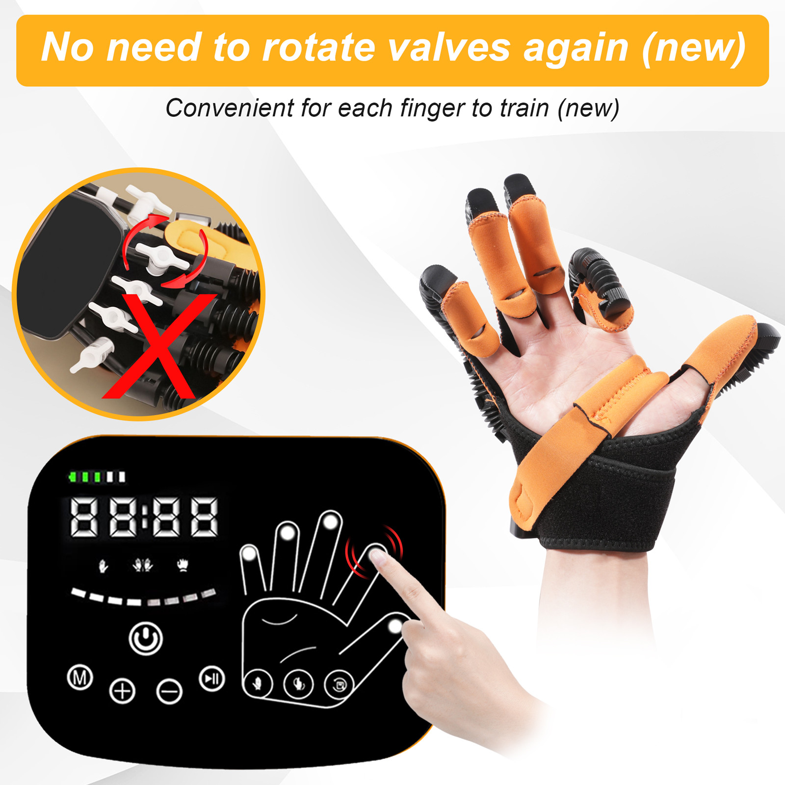 Buy cheap Multifunctional Stroke Rehabilitation Robotics Hand Rehabilitation Glove from wholesalers