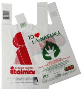 China Hot Sale custom Printing 100% biodegradable  plastic Shopping Bags on sale