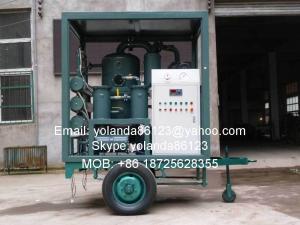 China Mobile Transformer Oil Filter Plant | Mobile Transformer Oil Filtration Equipment ZYD-M on sale