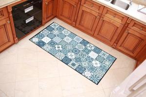 Best Colorful Checkered Welcome Home Mat , Polyester Filling Outdoor Entrance Mats wholesale