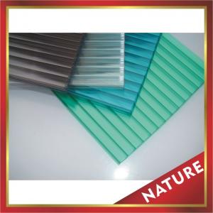 China PC hollow board,twin-wall polycarbonate sheet,two layers pc sheet,hollow pc panel-great construction cover! on sale