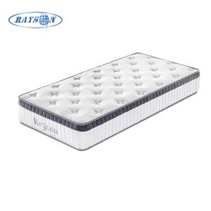 China Colchones Resorte Pocket Spring Mattress With 3.5cm Convoluted Foam on sale