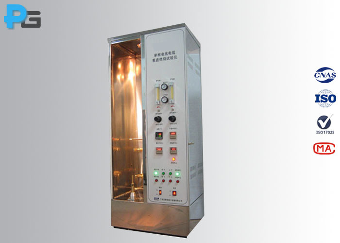 IEC60332-1 Single Wire Flammability Test Apparatus 45 Degree Burner Angle