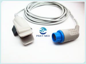 China Kontron 7138 Adult Spo2 Finger Sensor 12 Pin Connector TPU 3m Cable on sale