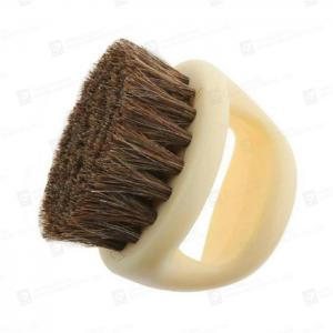 China Horse Hair Car Detailing Brush 110g Tire Cleaner For Leather Seat Mat Dashboard on sale