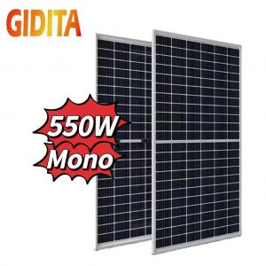 China Home Electricity Monocrystalline 550w Solar Panel Ground Mounting on sale