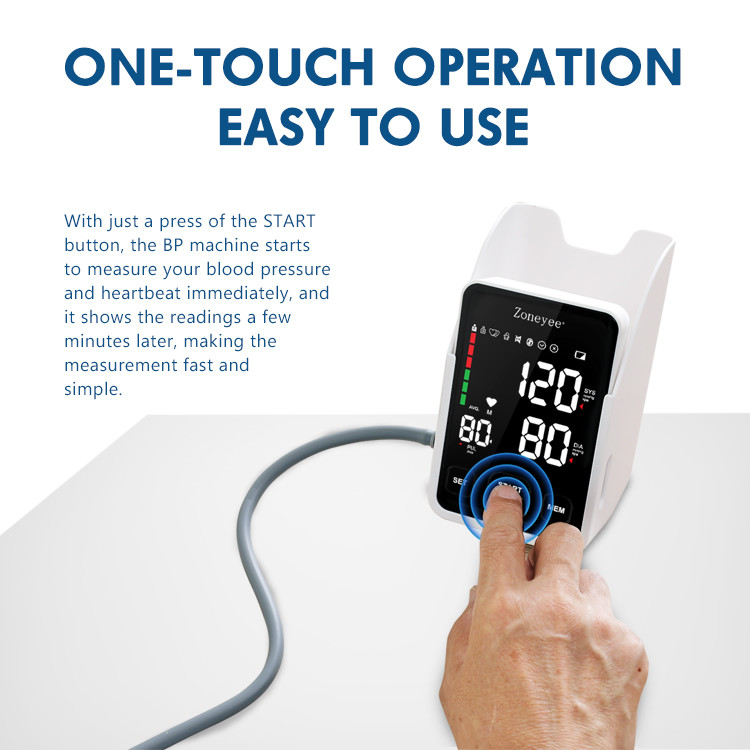 China Cheap Price Automatic Portable Upper Arm Type Digital Sphygmomanometer BP Meter Digital Blood Pressure Monitor on sale