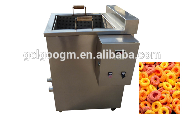 Automatic Pork Skin Chicken Deep Frying Onion Rings Plantain Banana Production Line Potato Chips Conveyor Fryer Machine