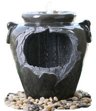China Chinese Style Jar Asian Garden Fountains , Outdoor Cascading Water Fountains 18 on sale