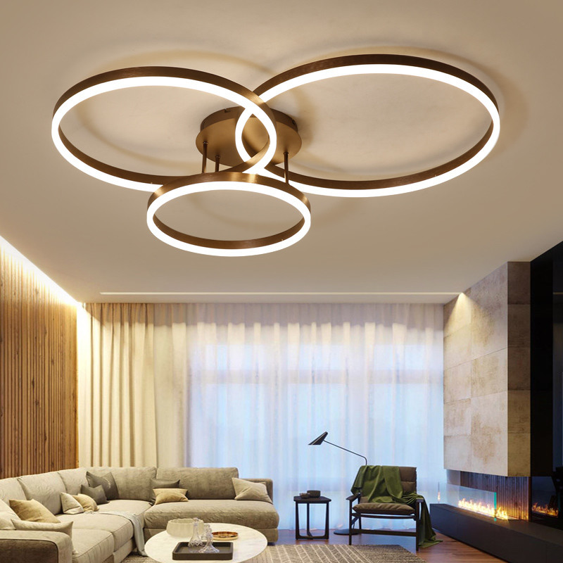 China Drop Black ceiling light panels Ring Ceiling lamp For indoor home Lighting (WH-MA-95) on sale