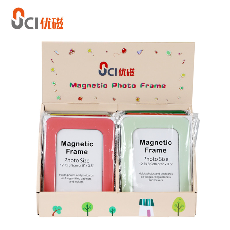 China Office Magnetic Photo Frames Document Holder Colorful PVC Picture Frame on sale