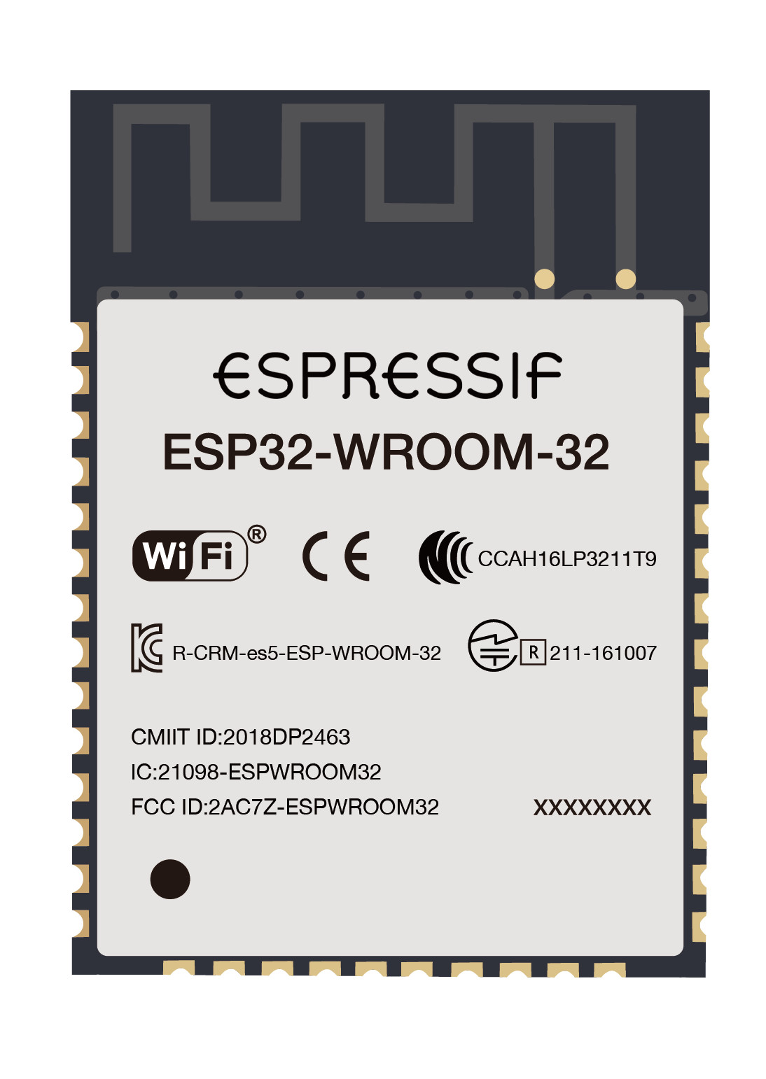 Cheap Powerful 38 Pins 4G Wifi Module , MCU Wifi Module ESP-WROOM-32 For  Voice Encoding, for sale