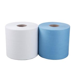 Best Heavy Duty Industrial Paper Clean Room Wipes Roll Nonwoven Woodpulp Cellulose wholesale
