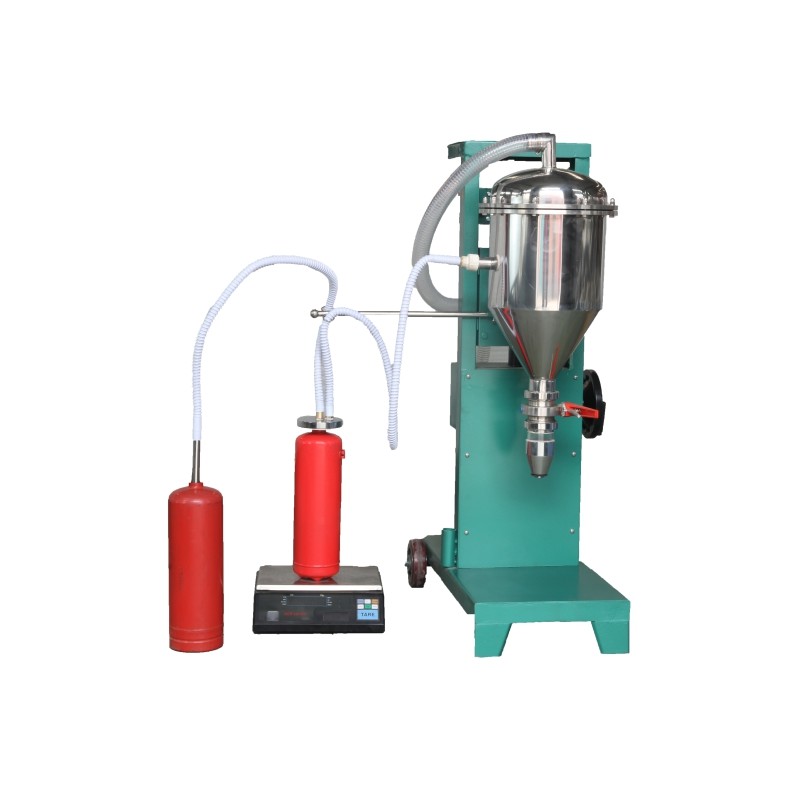 Dry Powder Fire Extinguisher Refill Machine GMF-C 1.1KW Small Volume