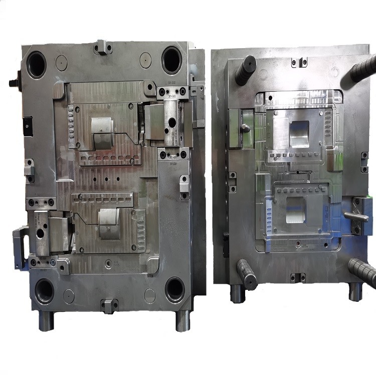 China 1.2344 HRC48-52 Plastic Injection Mold Components 2 Cavities Electronic Mould on sale