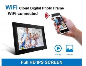 China Frameo APP 10.1 Inch Frame With Touch Screen share Photos Videos Wifi Digital Photo picture frame on sale
