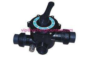 China 6 Position 1.5 Inch / 2.0 Inch Sand Filter Multiport Valve Swimming Pool Filter Valves on sale