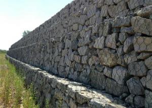 Best Iso9001 Woven Galvanized H2m Gabion Fence Wall In Farm Place wholesale