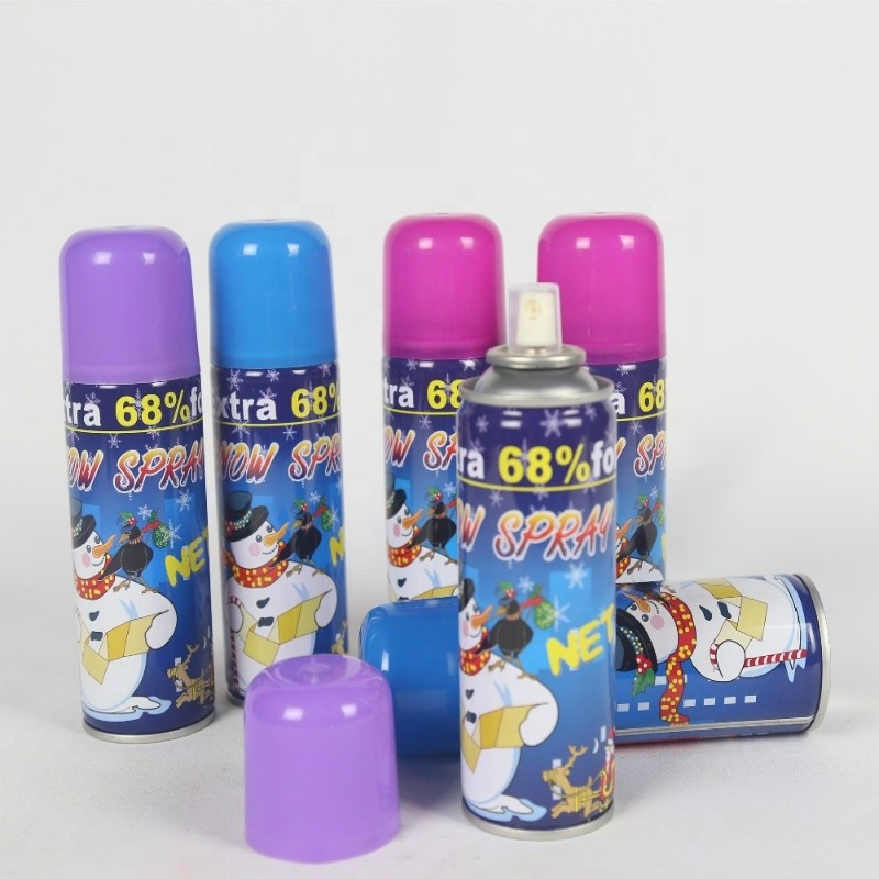 Best Resin 200ml Tinplate Can Flake Snow Spray For Celebration Party wholesale