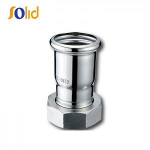 China F304/316 Stainless Steel Press Fittings Female Adapter with Threaded End on sale