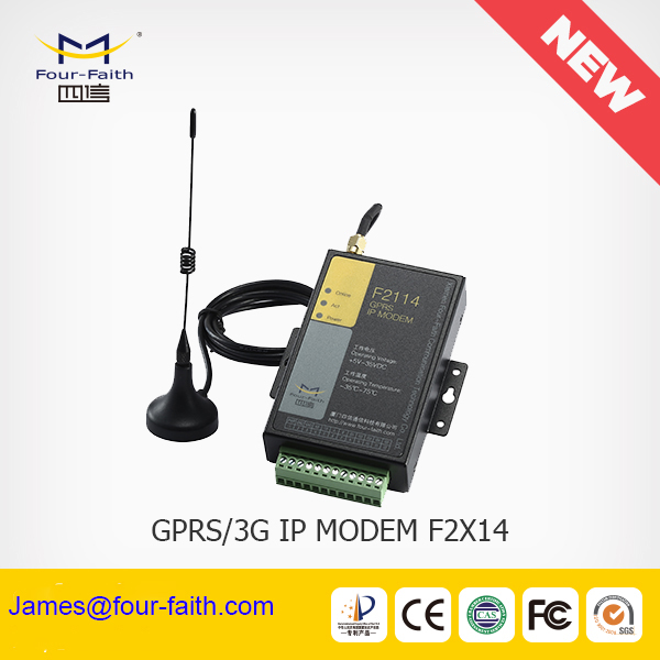 F2114 GPRS serial port MODEM with sim card slot support RS232/485 for M2M monitoring