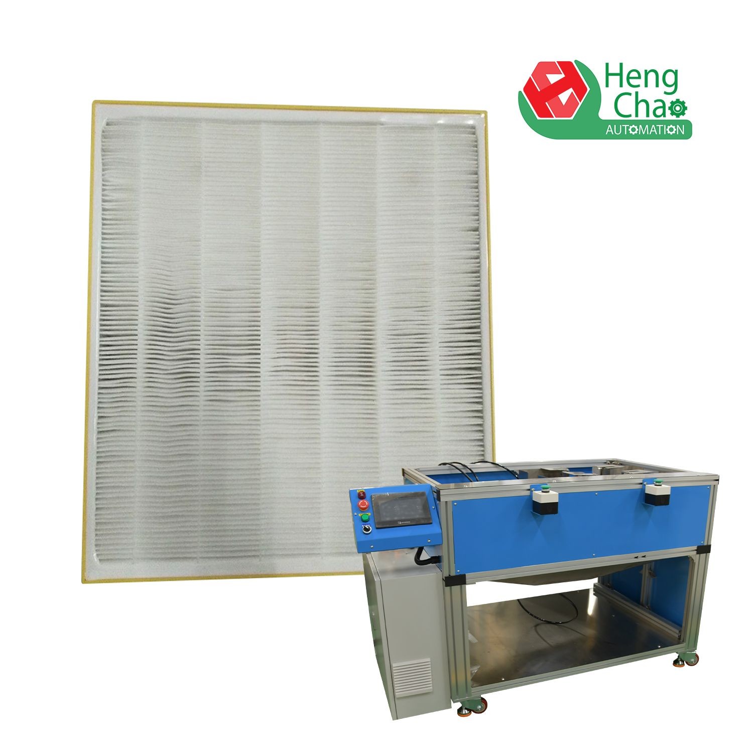 China Auto Trimmer HEPA Filter Making Machine L600mm Aluminum Alloy Profile on sale