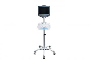 China Aluminum Alloy 5 Leg Cardiac Patient Monitor Stand With Basket on sale