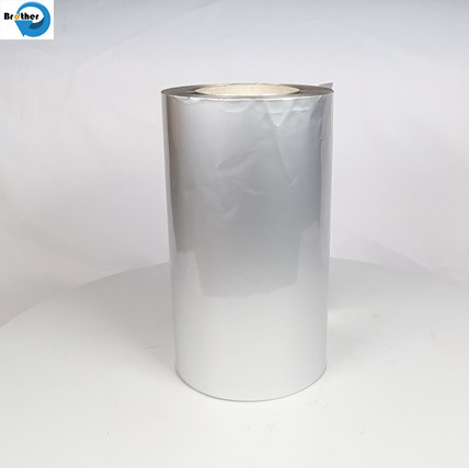 China PE Coated Aluminum Foil, Metallized Aluminum Pet Film Coating PE Film Roll for Insulation on sale