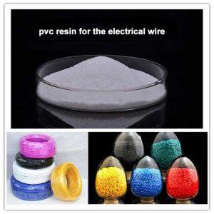 China Plastic raw material standard PVC resin SG5 K65 pvc resin suspension grade for electrical wire on sale