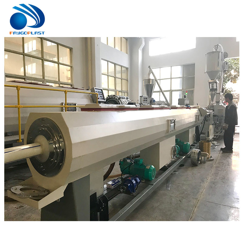 China Twin Screw 20-110mm Pvc Pipe Making Machine PP PE HDPE Tube Extrusion on sale