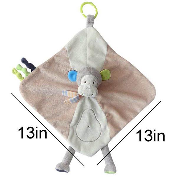 Soft Boa Newborn Comforter Toy , 13" Donkey Stuffed Animal
