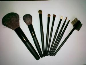 China 9pcs nature hair mini makeup brush set, LNM-019 on sale