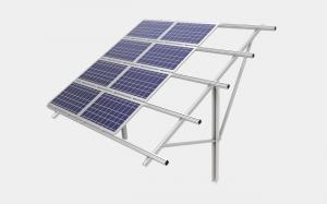 China Sturdy Reliable Solar Panel Pole Mount Bracket Ground Solar Mounting Kit For Solar Plant on sale